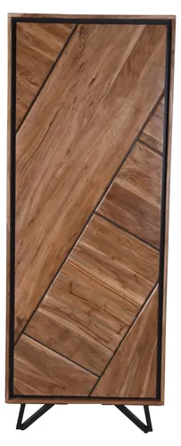 DELUKE Highboard EBBA Akazie Akazienbraun 181x40x70cm
