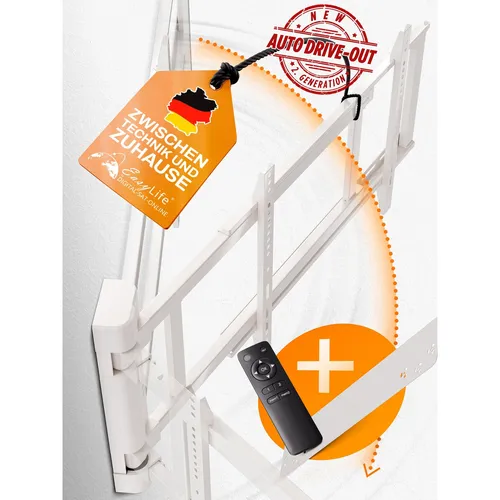 EasyLife elektrische TV Wandhalterung Auto Drive-out, 32–75