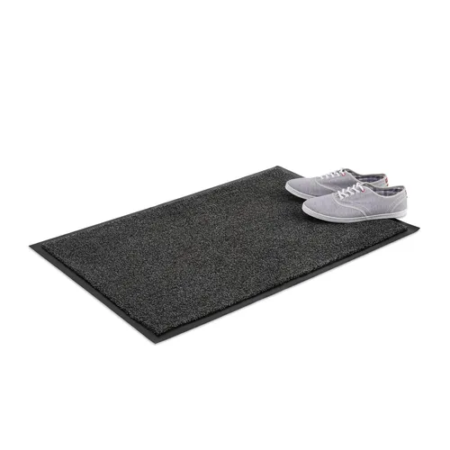 Schmutzfangmatte grau Fußmatte Türvorleger Abtropfmatte rutschfest pflegeleicht