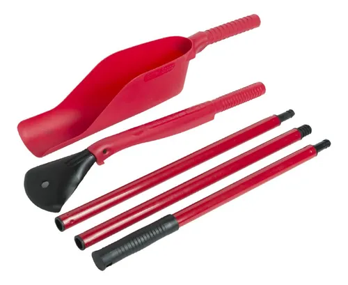 GartenHero Dachrinnenreiniger Reinigungsset – Effizientes Zubehör für Dachrinnen - Reinigungsset für Dachrinnen mit Schaber- und Schaufelaufsatz. Ideal zur schnellen Entfernung von Laub und Schmutz. Robuste Materialien garantieren eine lange Lebensdauer und einfache Handhabung. Maße: Länge 162 cm, Schaufel 43 cm x 7 cm.