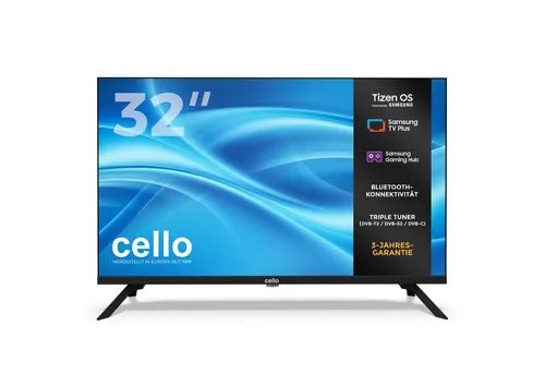Cello C3225TZ LED-Fernseher 32 Zoll mit DVD-Player von Cello