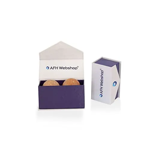 AFH Webshop Meditation Qigong Kugel Paar| Jade Apricot | Ø: ca. 50 mm