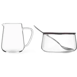 Viva Milch- und Zuckerset Classic (3-tlg), Glas in weiß von Viva Scandinavia