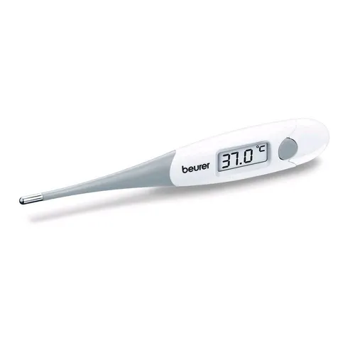 Beurer FT 015 Thermometer Weiß - Fieberthermometer mit schneller Messung in nur 10 Sekunden, wasserdicht und leicht zu desinfizieren, ideal für zu Hause oder unterwegs.