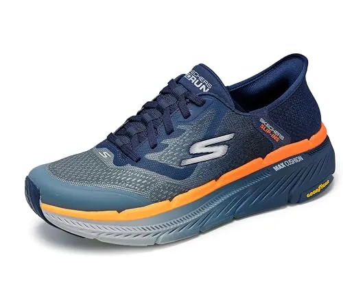 Skechers Herren Running Sports Shoes 42 EU - Laufschuhe aus hochwertigem Fabric, bieten optimalen Komfort und Unterstützung für deine Laufabenteuer.