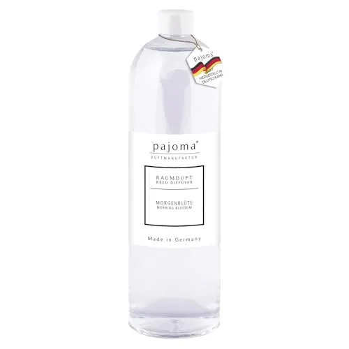 pajoma® Raumduft Nachfüllflasche 1000 ml, Morgenblüte | Nachfüller für Lufterfrischer | intensiver und hochwertiger Duft in Premium Qualität