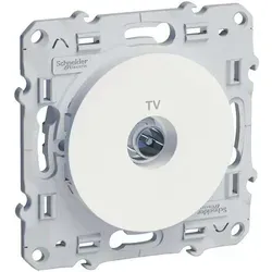 Rj45-steckdose Odace Kategorie 1 (telefon + It) Cat.6 Utp Mit Weißen Schrauben