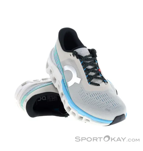 On Cloudmonster 2 Damen Laufschuhe - cream-horizon, Größe 40 - Atmungsaktive Laufschuhe mit Helion Superfoam Zwischensohle für optimalen Komfort und Dämpfung, ideal für Sport und Alltag.