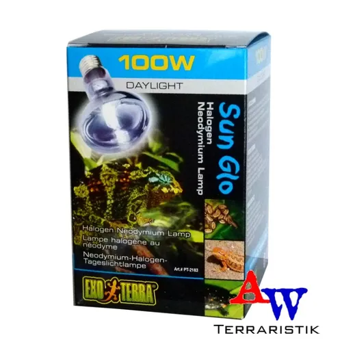 ExoTerra Sun Glo Halogen Neodymium Lamp 100 Watt - Tageslichtlampe 100W