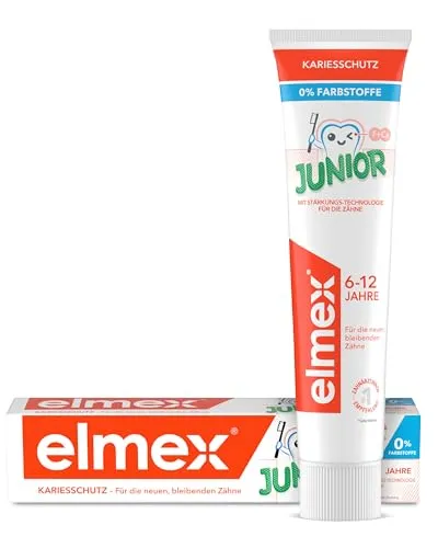 Elmex Junior Zahnpasta in weiß von elmex