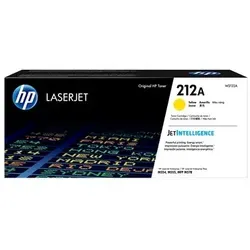 HP Toner W2122A 212A Yellow - Original Toner für bis zu 4.500 Seiten, ideal für farbige Dokumente in Unternehmen und kompatibel mit HP Color LaserJet Enterprise Druckern