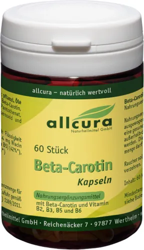 Beta Carotin Kapseln, 60 St KAP