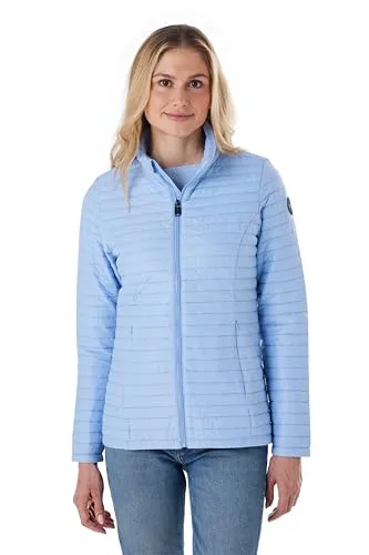 Damen Steppjacke OOGS 2 von G.I.G.A. DX - Funktionsjacken. Ultraleichte, dünn gefütterte Steppjacke, ideal für Übergangszeiten und kühle Sommertage, mit praktischen Zipper-Taschen und Kinnschutz.