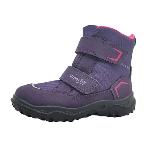 Superfit Mädchen HUSKY Schneestiefel, LILA/PINK 8500, 40 EU - Wanderschuhe mit wasserdichter Sympatex Membrane, herausnehmbarer Einlegesohle und kuscheligem Warmfutter - ideal für kalte Wintertage und 100% vegan.