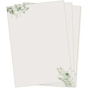 tatmotive Briefpapier Tara Verde, A4, 90 g/m², 50 Blatt von tatmotive