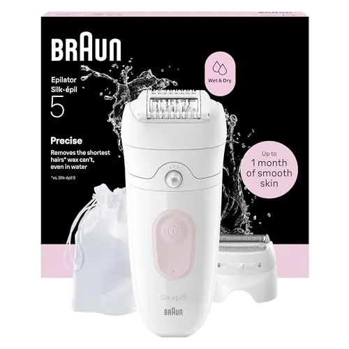 Braun Silk.épil 5 – Effiziente Haarentfernung für Zuhause - Der Braun Silk.épil 5 bietet eine gründliche Haarentfernung für langanhaltende Ergebnisse. Mit ergonomischem Design und praktischen Funktionen für eine einfache Anwendung im Alltag.