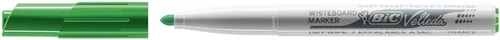 BIC Velleda Whiteboard Marker 12er Pack - Grüner Rundspitzen Marker, geruchsarm und kompakt für präzise Notizen und Zeichnungen