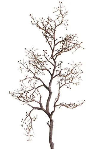 Kunstzweig Pfefferberrenzweig, Botanic-Haus - 115 cm - Kunstzweige, großer Pfefferberrenzweig für auffällige Dekoration in Bodenvasen oder Arrangements, vielseitig einsetzbar und saisonal anpassbar.