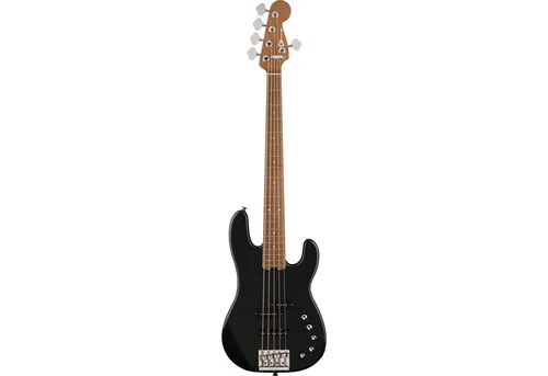 Charvel E-Bass, E-Bässe, 5-Saiter E-Bässe, Pro-Mod San Dimas Bass PJ V CM Metallic Black - E-Bass