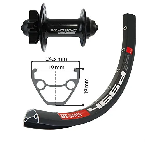 XLC DT-Swiss 466D 27,5 Zoll Vorderrad mit XLC Evo Nabe