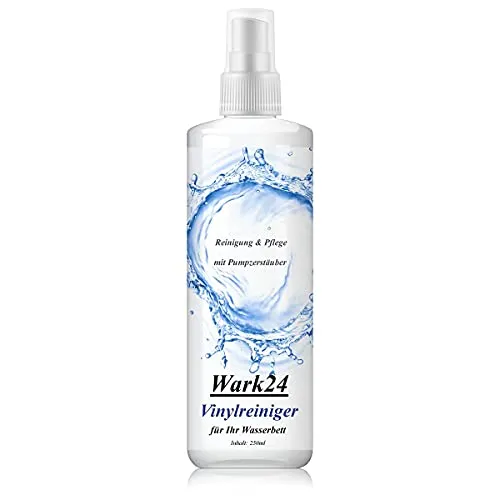 Wark24 Vinylreiniger für Wasserbetten, 250 ml für die gründliche Reinigung & Pflege von Wassermatratzen, langanhaltender Schutz