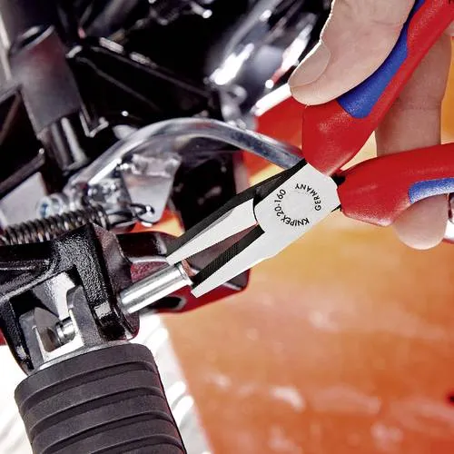 KNIPEX Flachzange mit Kunststoff überzogen 125 mm, 20 01 125