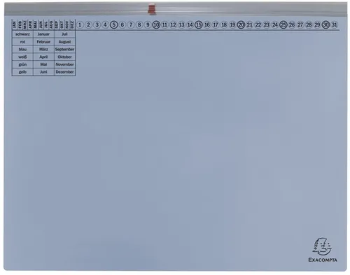 Exacompta Exaflex Premium Hängehefter 2 Abheftv. Linksheftung - Hellblau