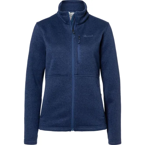 Marmot Damen Wm's Drop Line Jacket - Damen Midlayer und Fleecejacke, atmungsaktiv und windbeständig, ideal für Outdoor-Aktivitäten bei kaltem Wetter mit praktischen RV-Taschen und kuscheligem 100-weight Sweater-Fleece.