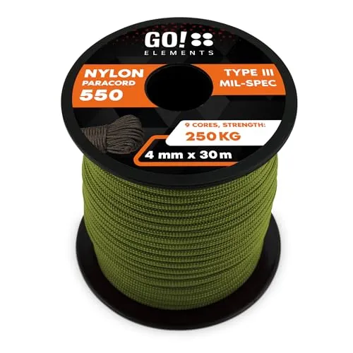 Paracord 550 Typ III | ø 4mm von GO!elements
