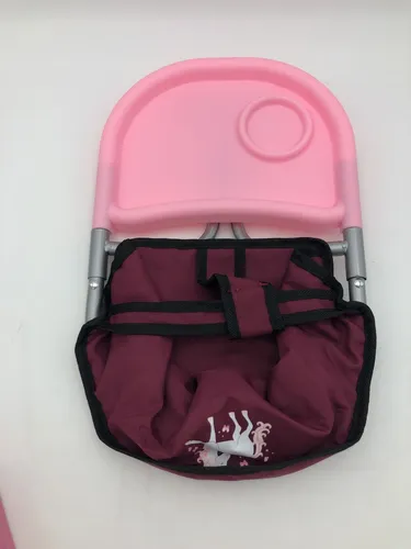 Bayer Design Tischsitz für Puppen bis 46 cm, Bordeaux Unicorn, klappbar