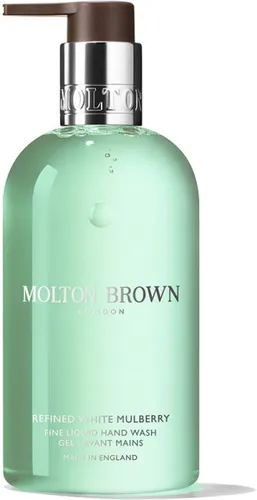 Molton Brown Refined White Mulberry Hand Wash 300 ml - Luxuriöse Seife mit erfrischendem Kräuter-Duft von Muskatellersalbei und Bergamotte. Ideal für Küche und Bad, sorgt für sanfte Reinigung und Pflege Ihrer Hände.