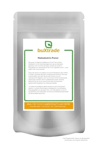 g Maltodextrin | Malto Dextrin | Zucker | Kohlenhydrate | rein | Buxtrade | Maisstärke 1 kg 2 x 500