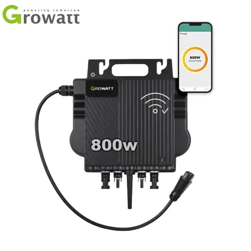 Produktbild Growatt NEO 800M-X Mikro-Wechselrichter mit 5m Schukokabel