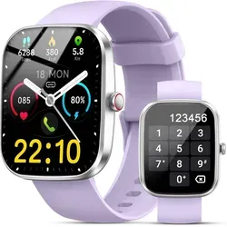 Smartwatch 1.91 Zoll HD - Fitness Tracker mit Telefonfunktion & 100 Sportmodi - Moderne Smartwatch mit 1.91 Zoll HD Display. Telefonieren, Nachrichten empfangen und umfassendes Fitness Tracking in einem stilvollen Design. IP68 wasserdicht und ideal für den aktiven Lebensstil.