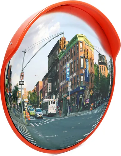 Produktbild WilTec Sicherheitsspiegel 45cm – Panoramaspiegel für optimale Überwachung