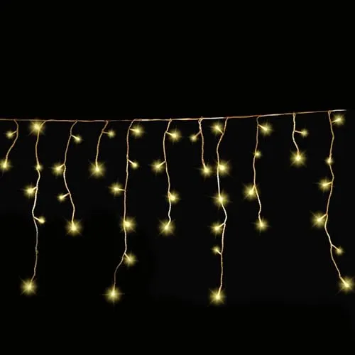 Gartenpirat LED-Lichterkette Eisregen – Weihnachtsdeko für außen mit Timerfunktion - Lichterketten für stimmungsvolle Weihnachtsdekoration, 4,2 m lang, wetterfest (IP44) und mit praktischer Timerfunktion für 6/18 Stunden. Ideal für Garten und Zuhause!