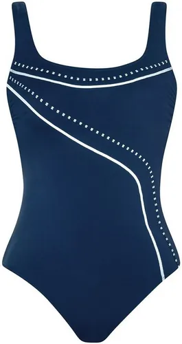 Sunmarin Badeanzug blau 44D - Bademode in nachtblau, Größe 44D, mit eingearbeiteten Schalen und schnelltrocknendem Material für optimalen Komfort am Strand.