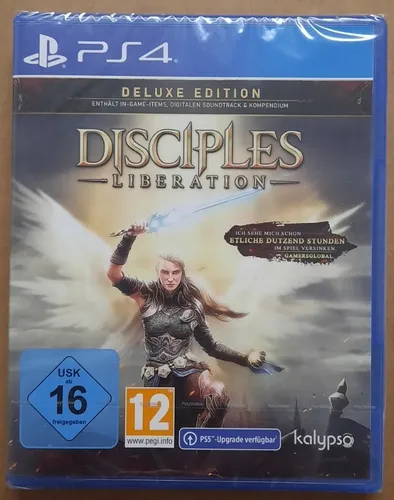 Disciples: Liberation - Deluxe Edition für PS4 - Strategie-Rollenspiel mit USK 16, bietet epische Schlachten und fesselnde Story für Gaming-Fans.