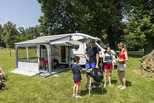 FIAMMA Markisen Vorzelt Privacy Room Ultra Light 400 - Caravan-Zubehör mit schnellem Aufbau und optimaler Belüftung, ideal für warme Jahreszeiten und kurze Aufenthalte.