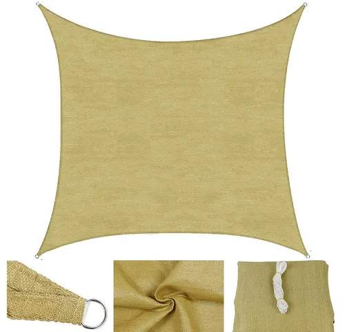 Mucola Sonnensegel Sonnenschutzsegel Sonnensegel Sonnendach Regenschutz Sonnenschutz, (Stück, 1-tlg., Sonnensegel), Hohe Festigkeit