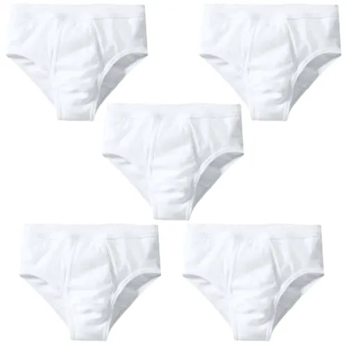 Götzburg Slips mit Eingriff Feinripp 10er Pack - Bequemer Komfort - Hochwertige Slips im praktischen 10er Pack, mit elastischem Komfortbund und ohne Seitennähte. Ideal für den täglichen Gebrauch, sorgt für angenehme Passform und Tragegefühl.