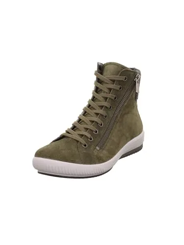 Legero Damen TANARO 5.0 - Leicht gefütterte Gore-Tex Stiefelette in KHAKI - Wanderschuhe mit wechselbarer Einlegesohle und individuell anpassbarem Kragen für optimalen Komfort und Passform.