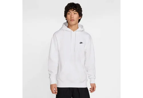 Nike Sportswear Kapuzensweatshirt M NK CLUB BB PO HOODIE – Sportlicher Hoodie mit Kängurutasche in Weiß XXXL - Bequemer und stylischer Kapuzensweatshirt für sportliche Aktivitäten. Aus hochwertiger Baumwoll-Mischung, ideal für den Alltag und Maschinenwäsche geeignet.