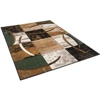 Pergamon Designer Teppich Modern in grün von Pergamon