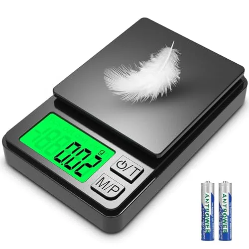 Feinwaage, 500g/0.01g Digitale Präzisionswaage, Präzisions Mini Küchenwaage, Digitalwaage Feinwaage Goldwaage Münzwaage mit LCD-Display, Tara-Funktion,7 Einheiten, für Küche,Kaffee,Schmuck,Getreide