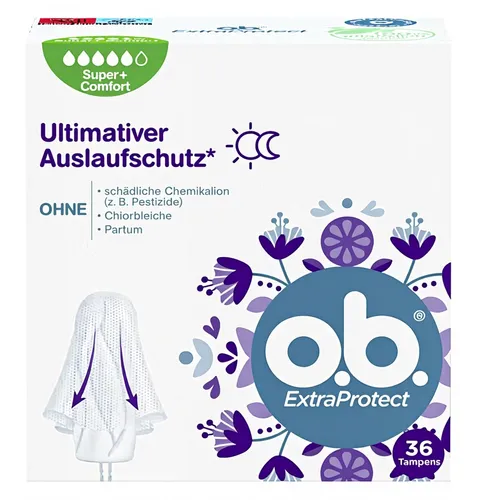 o.b. Extraschutz Super+ Komfort-Tampons 36 Stück von o.b.