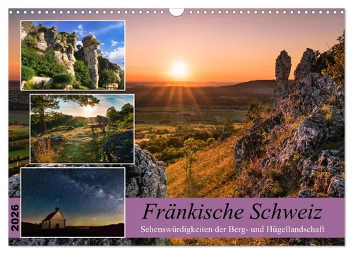 Fränkische Schweiz Kalender 2025 von Raphael Amesoeder - Entdecken Sie die beeindruckenden Felsformationen der Fränkischen Alb in diesem 3. Edition Kalender 2025, ideal für Natur- und Fotografie-Liebhaber.