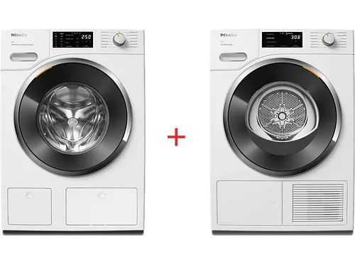 MIELE WWG 880 WCS Waschmaschine und TWH 780 WP D LW Wärmepumpentrockner Bundle