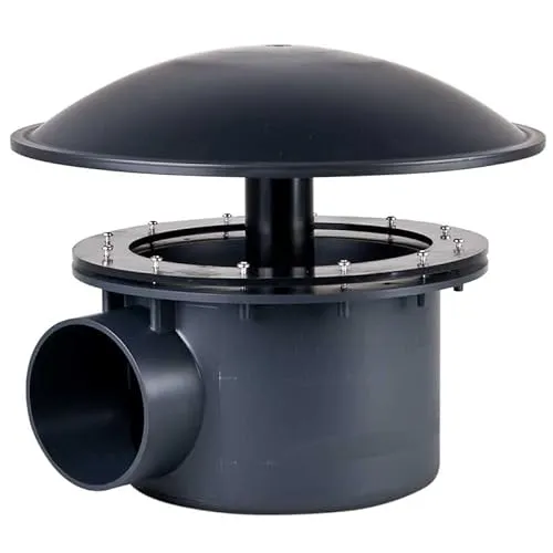 Teichpoint Bodenablauf 110 mm schwere Ausführung für Koiteich Fischteich Gartenteich…