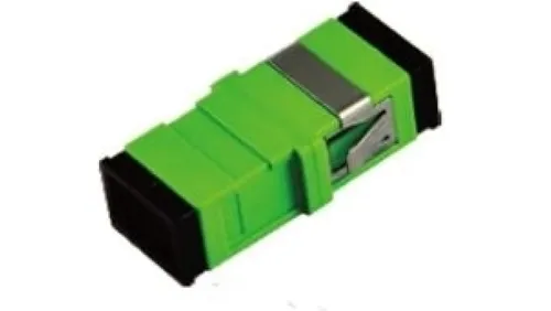 Adapter jednomodowy, Simplex bez kołnierza zielony SC/APC Extralin 5902560362138